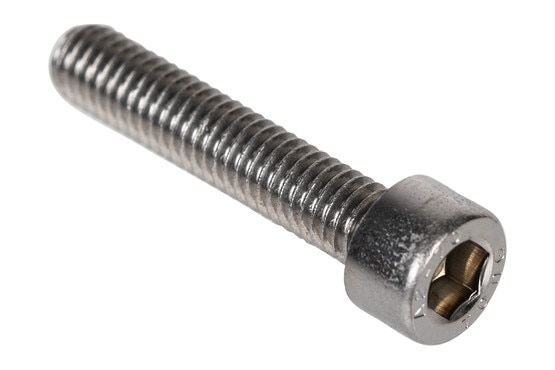 FN America Screw Grip M6 Cap Head for SCAR has a stainless steel finish